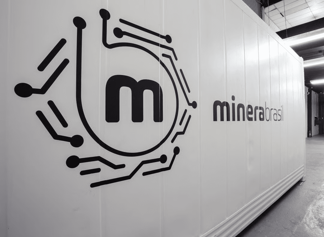 MineraBrasil branded container infrastructure — industrial-scale deployment
