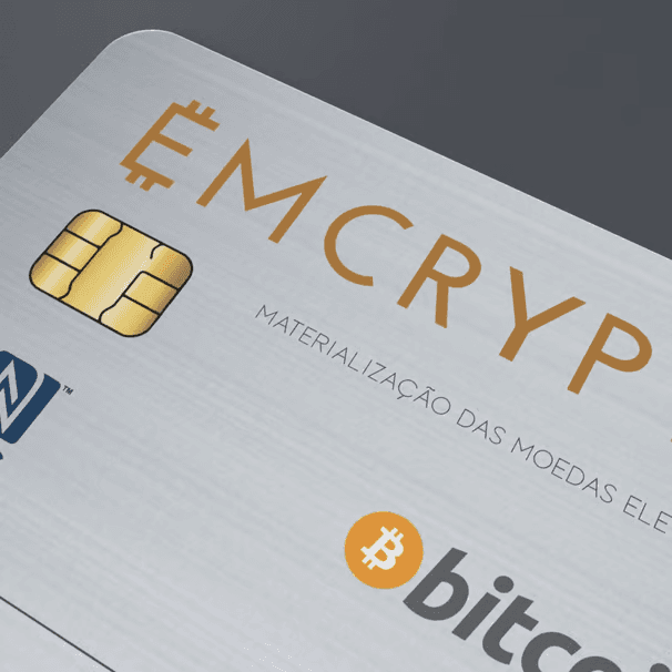 eMCRYPT cryptocurrency payment card — digital payment bridging traditional and decentralized finance